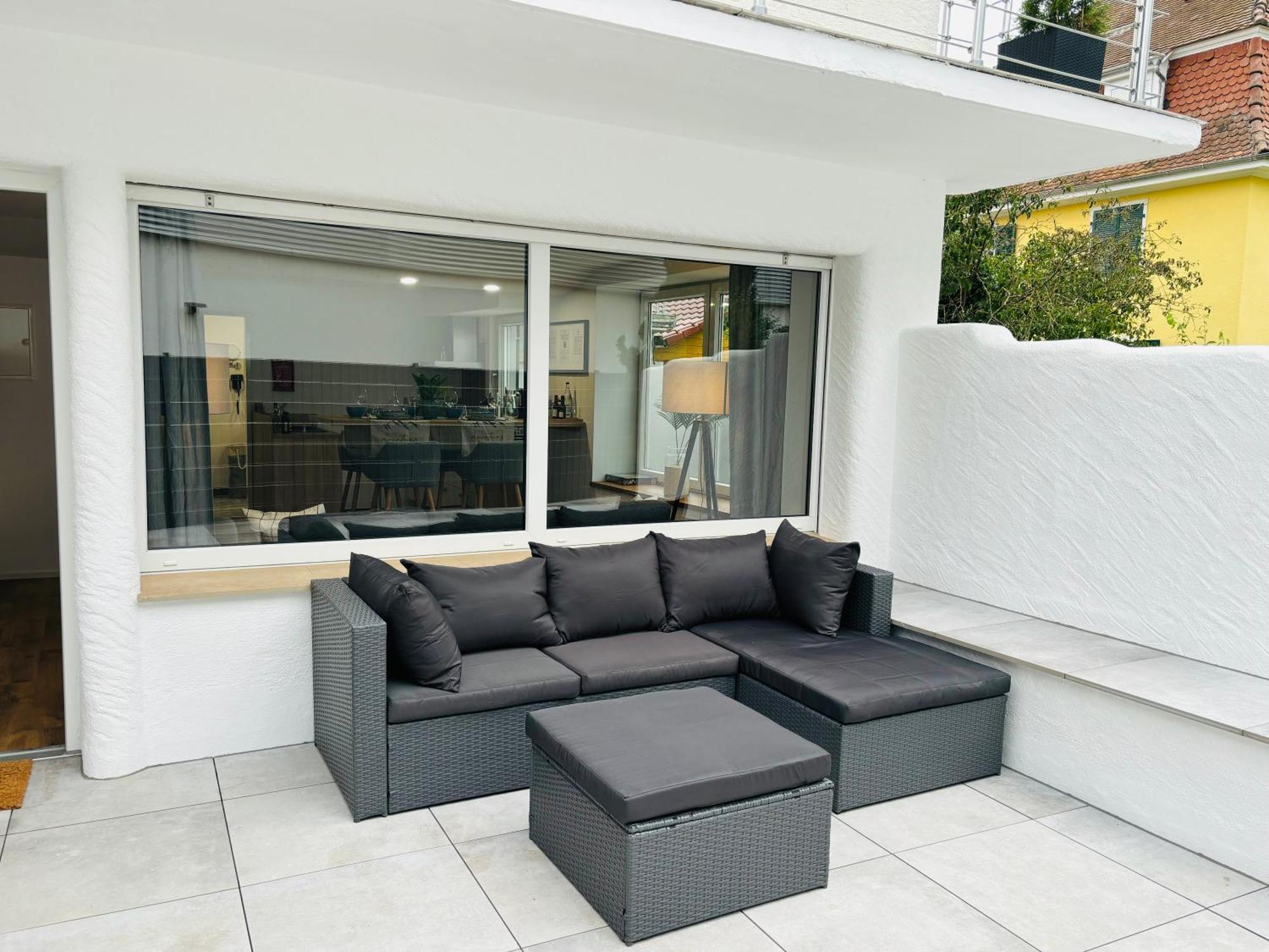 Jacuzzi Terrasse 55' Tv Kueche Regendusche Apartment Bad Bellingen Luaran gambar